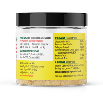 dog joint supplement dosage